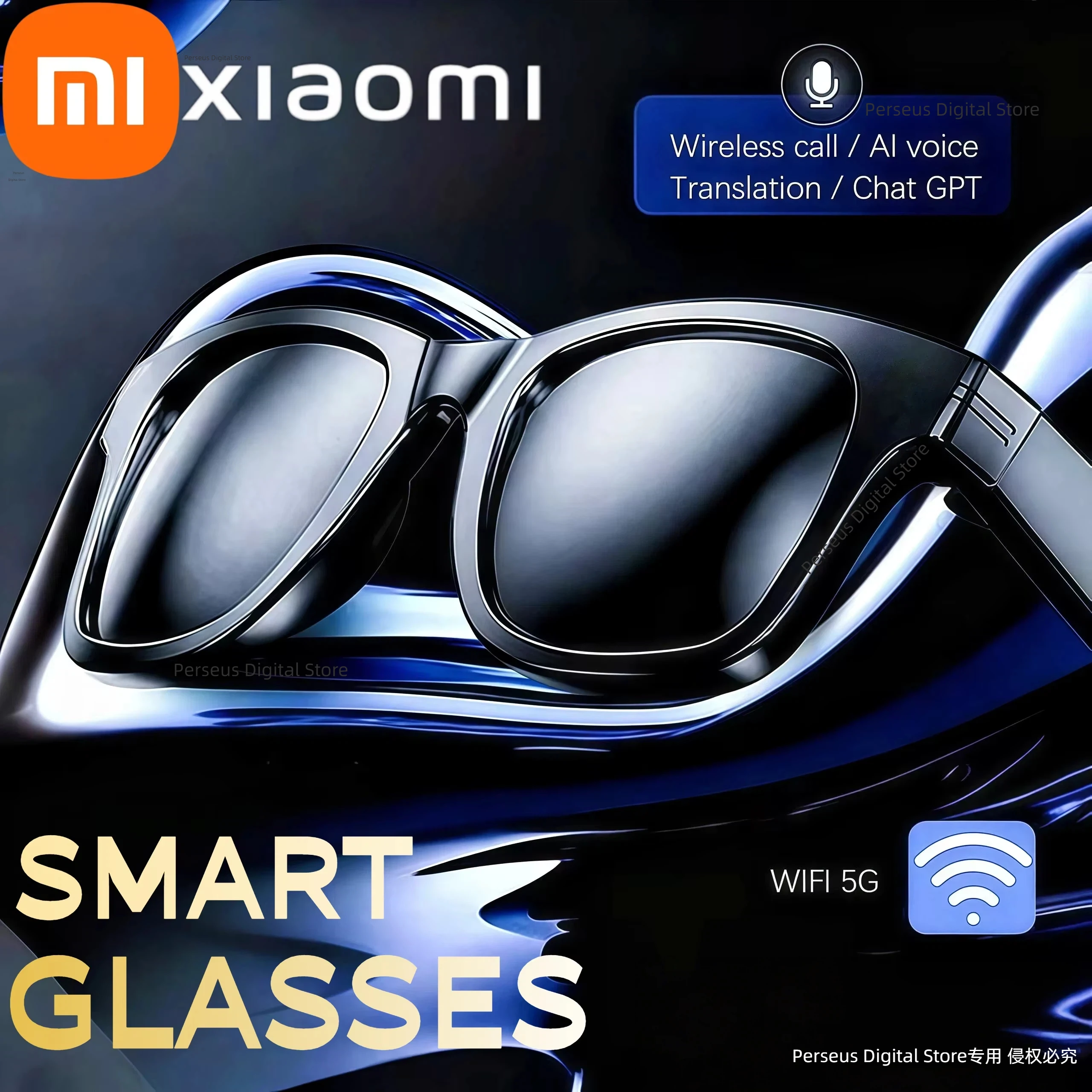 Xiaomi 4K AI 4K lunettes intelligentes avec caméra 100MP Chat GPT tactile Sport lunettes de soleil Bluetooth appel vidéo lecteur de musique pour hommes femmes