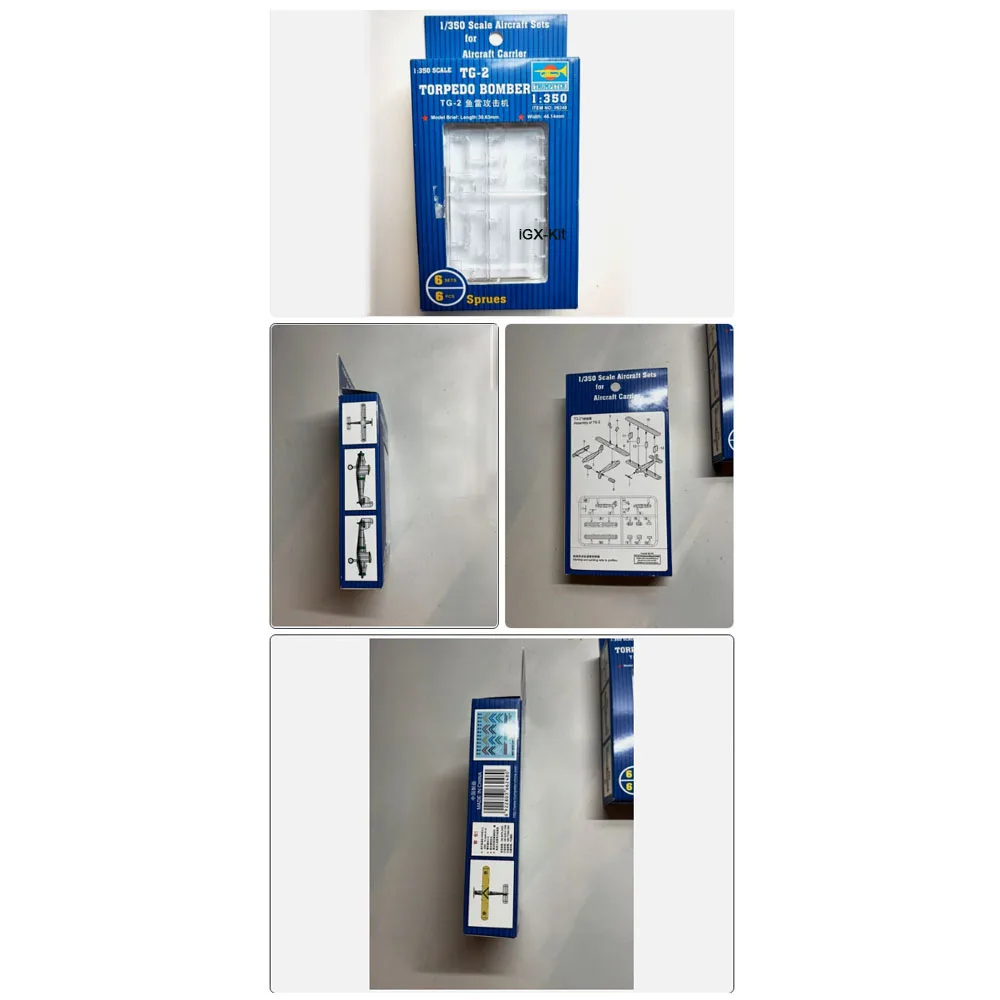 

Trumpeter 06248 1:350 Scale TG-2 Torpedo Bomber Attack Plane Set Plastic Assembly Model Kit