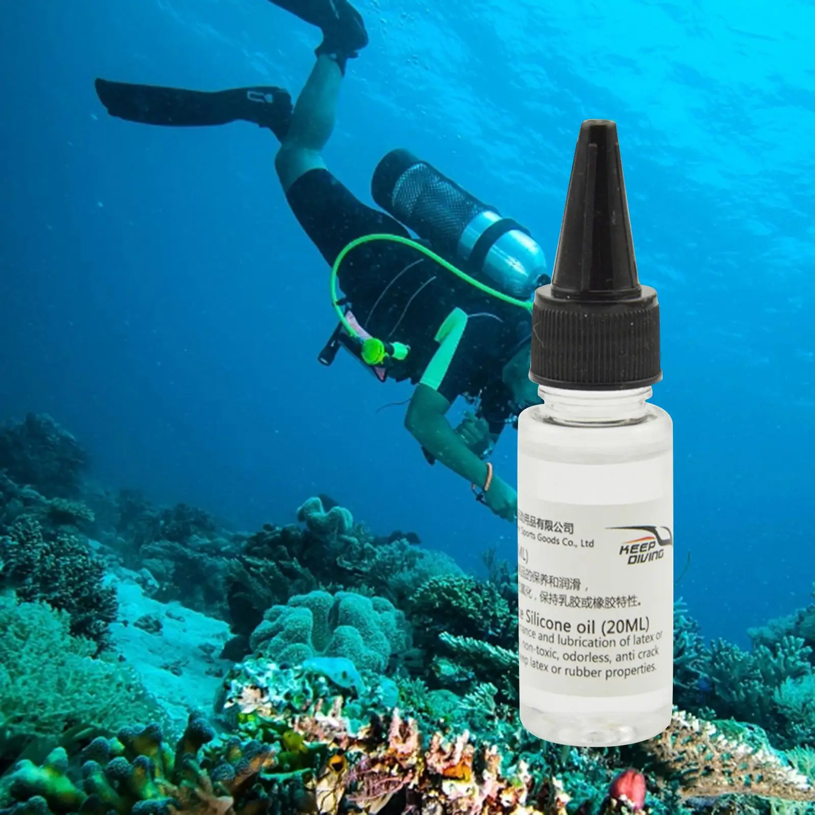 

High Sealing Maintenance Silicone Oil Applicator for Rubber Products Wetsuit and Diving Equipment