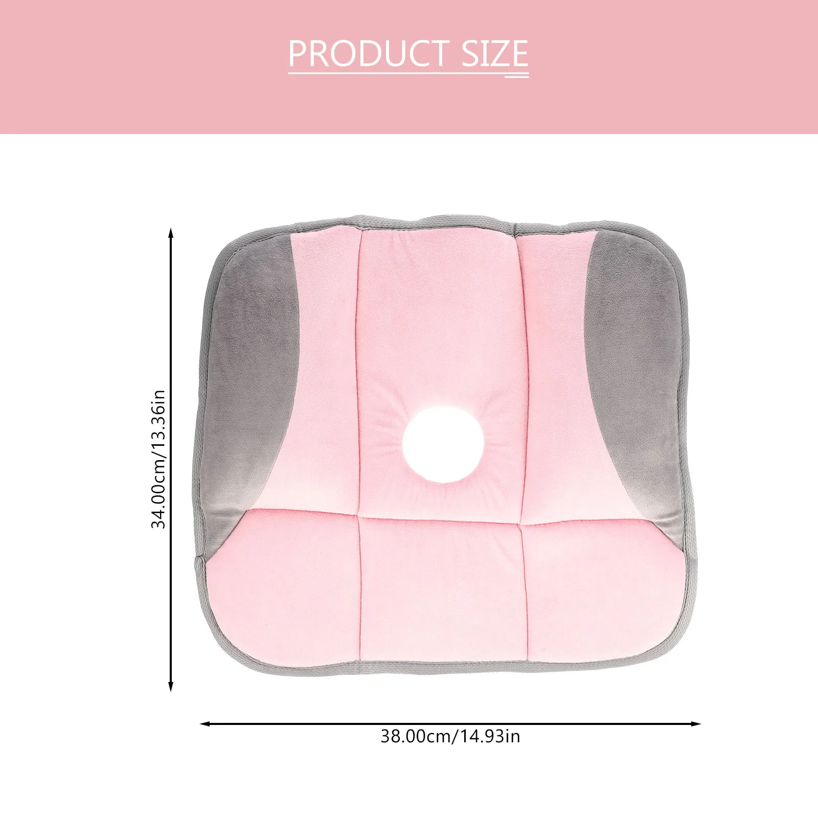 وسادة مريحة للأرداف قابلة للتنفس، وسادة كرسي أريكة، تصميم مريح، مستلزمات مكتبية، محمولة مضادة للانزلاق، متعددة الوظائف #4