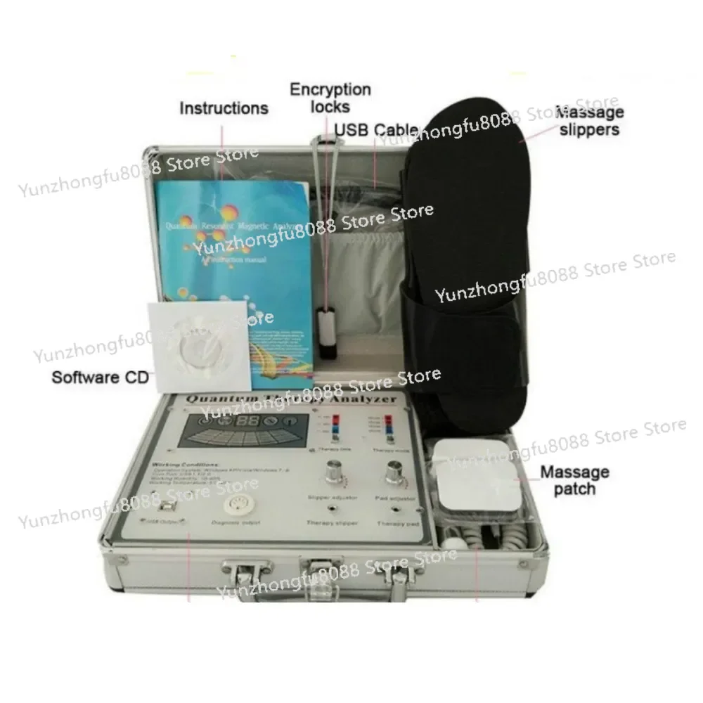 

Massage treatment therapy quantum resonance magnetic analyzer