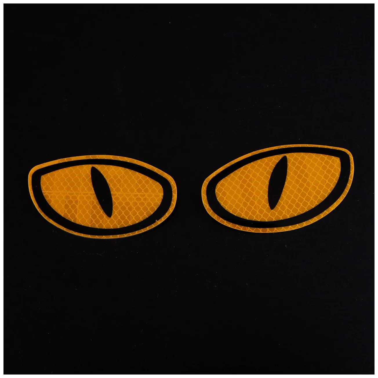 1 زوج مضحك الدراجة ملصق عاكس ملصق حائط من الفينيل عيون كبيرة دراجة سيارة ديكور للنوافذ الزجاج الخارجي اكسسوارات السيارات الديكور