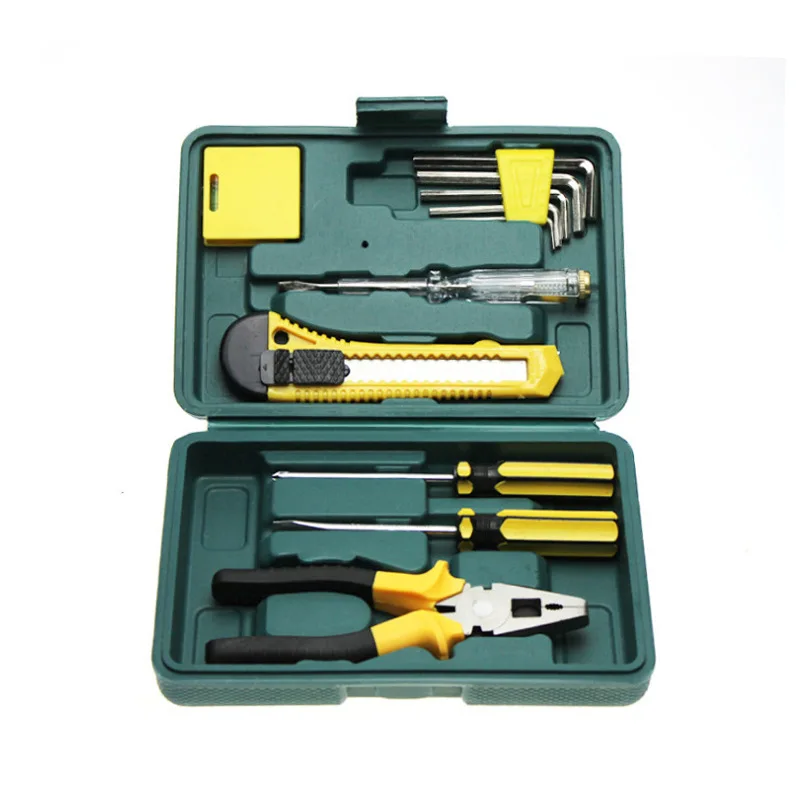 8012A 12PCS Car Repairing Kit  Hardware Tools Vise Ratchet Wrench Tool Combination Tool Set