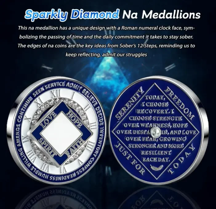 Rotating Iron Plated Sobriety Coin - 1.57