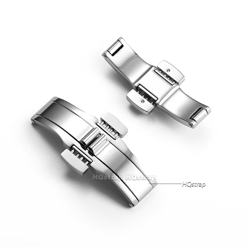 Stainless Steel Watch Buckle 3mm 4.5mm 6mm for Tissot T1853 T035617 T035439Watch Clasp Double Press Butterfly Buckle Accessories