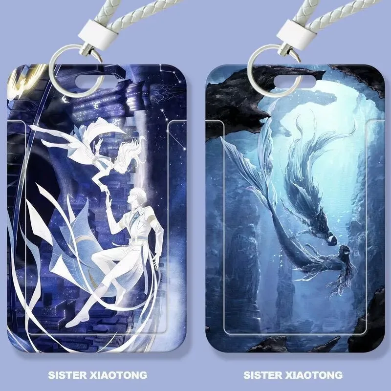 

Love and Deep Space,Rafayel Qi Yu's Beautiful Student Sliding Card Cover, Meal Card, Bus Card