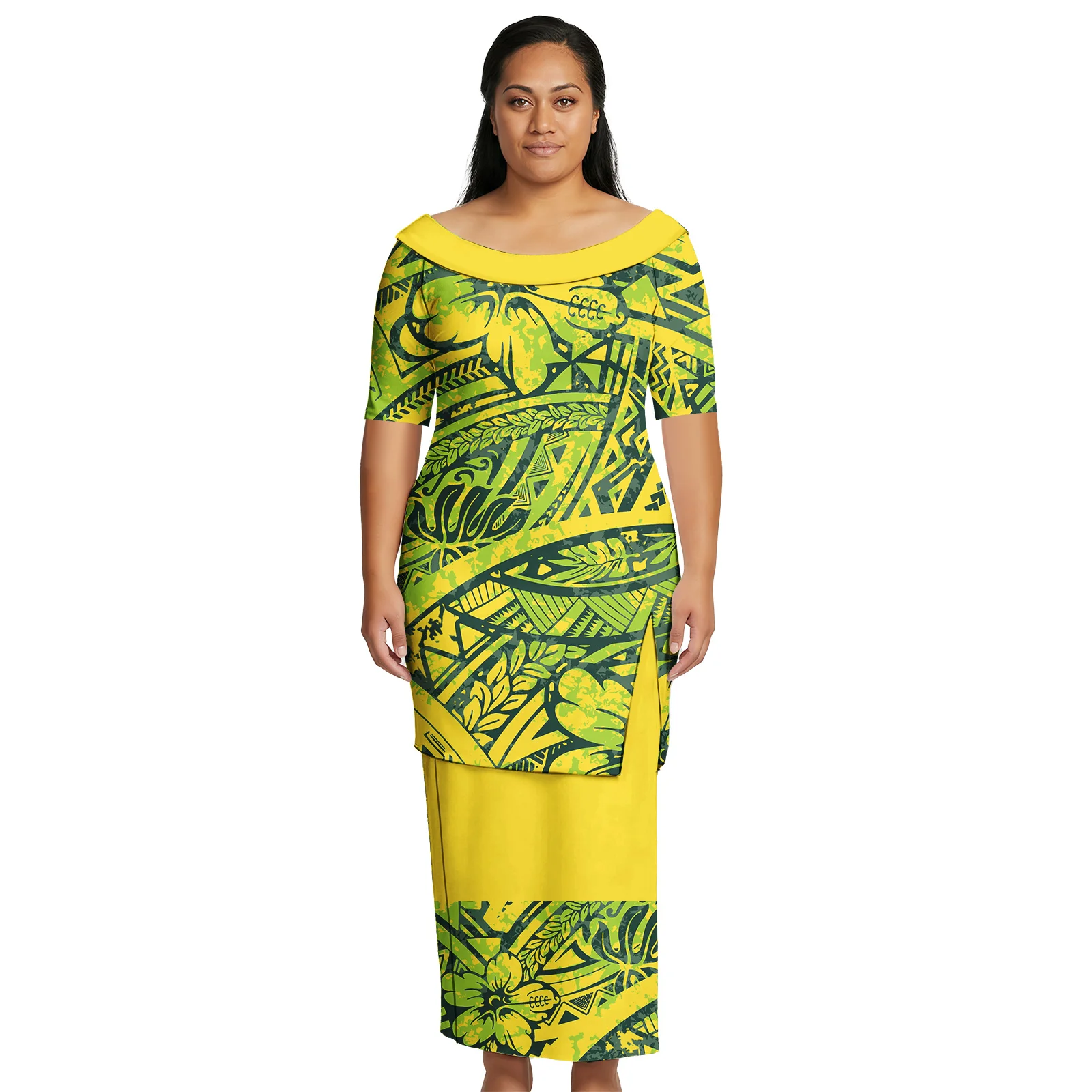 

Aloha Dresses Excellent Clothes Custom Ladies Wear Samoan Beach Party Prom Holiday Design Puletasi Maxi Skirts Polynesian Women