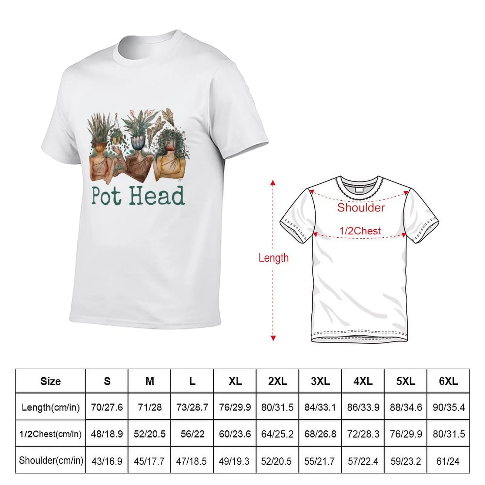 Pot Head ladies T-Shirt new gifts and t-shirts Blouse mens clothing