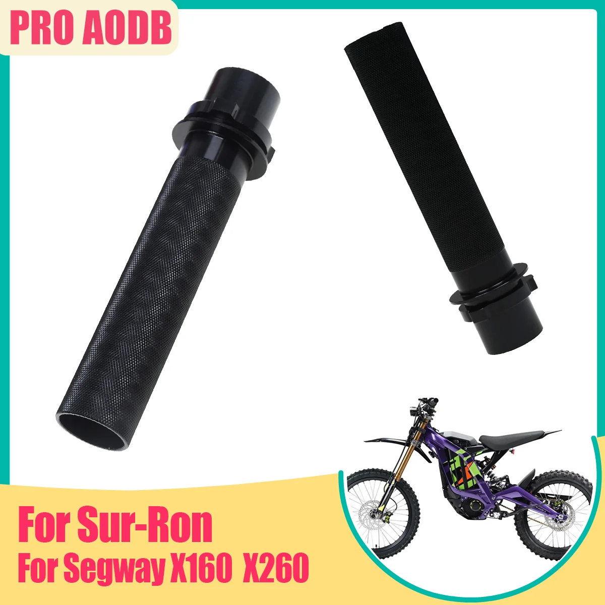 

For Surron CNC Aluminum Throttle Grip Handlebar 1PC Moto For Segway X260 X160 L1E Throttle Tube Handle Twist Grip Accelerator