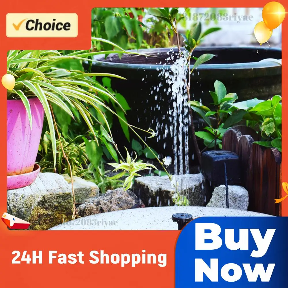 5W 5V Fountain Panel Pump Garden Decoration with Stake Solar Power Panel Water Pump Watering System Energy Saving Kits for Pool