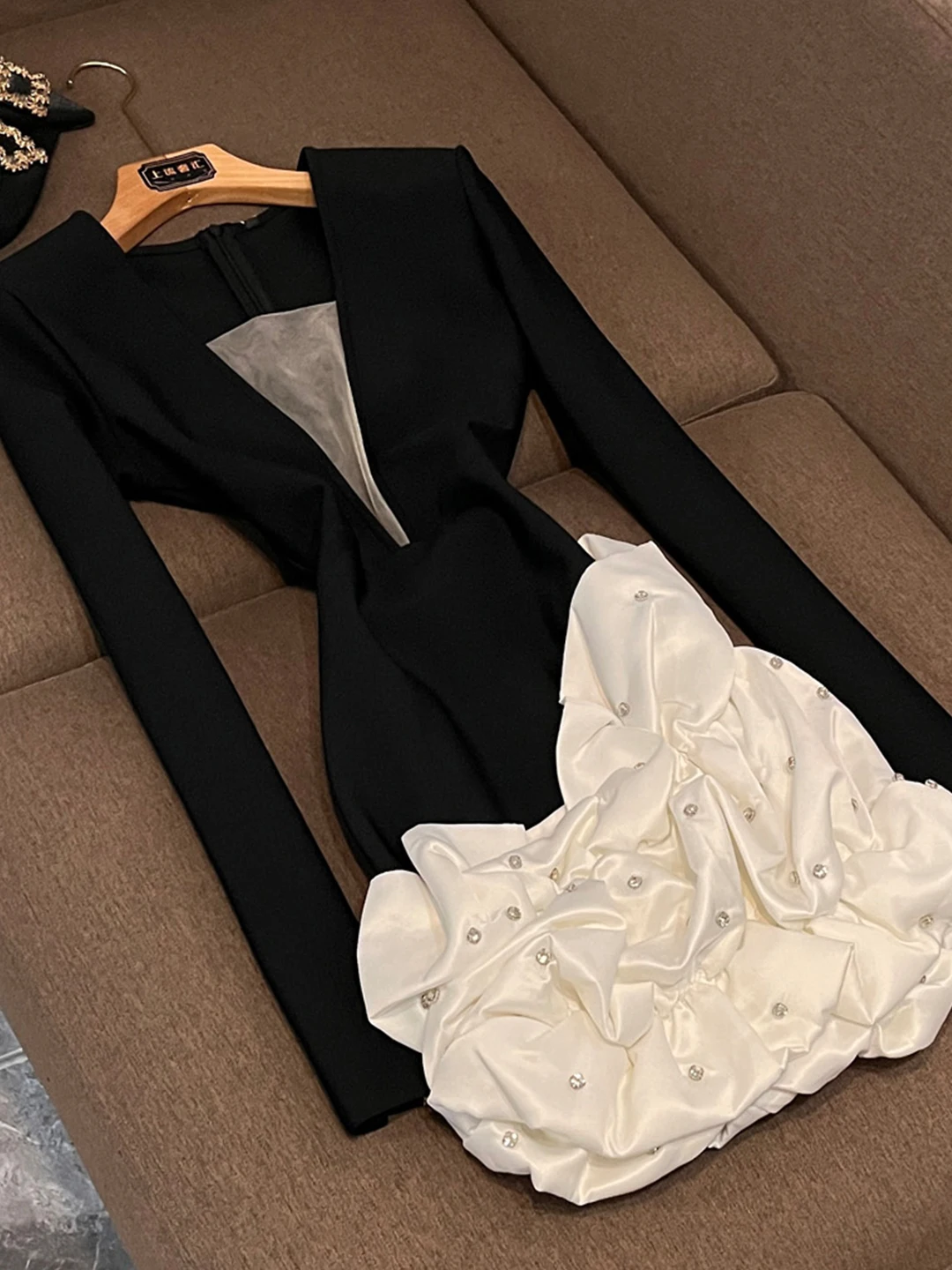 

Sexy High Waist Asymmetric Bodycon Dr Long Sve Women's Faion Winter 2025 Ciwalk High Waist Slim Fit Dr