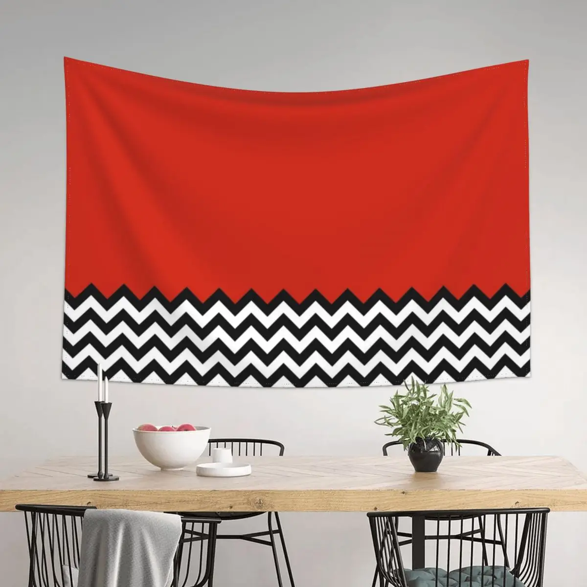 

Black Lodge (Twin Peaks) inspired graphic Tapestry Room Decor Aesthetic Decorative Wall Murals Wall Decoration Items Tapestry