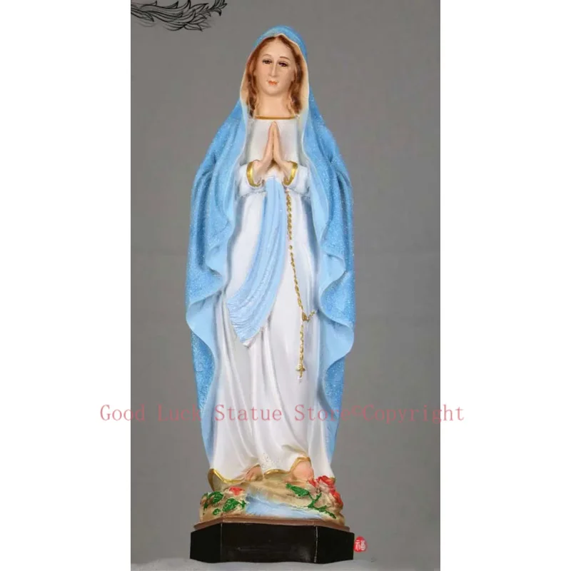 

Special Offer 40CM tall # HOME Church TOP Ornament Religious Catholicism Christianism Our Lady at Lourdes Madonna holy statue