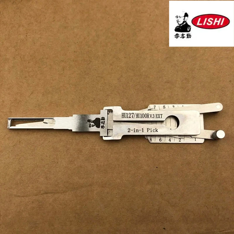 HU100R Decoder  Lishi 2-in-1 Multi-functional Car Door Open Leitor De Chave Locksmith Auto Repair Tools Authentic Products OPEN