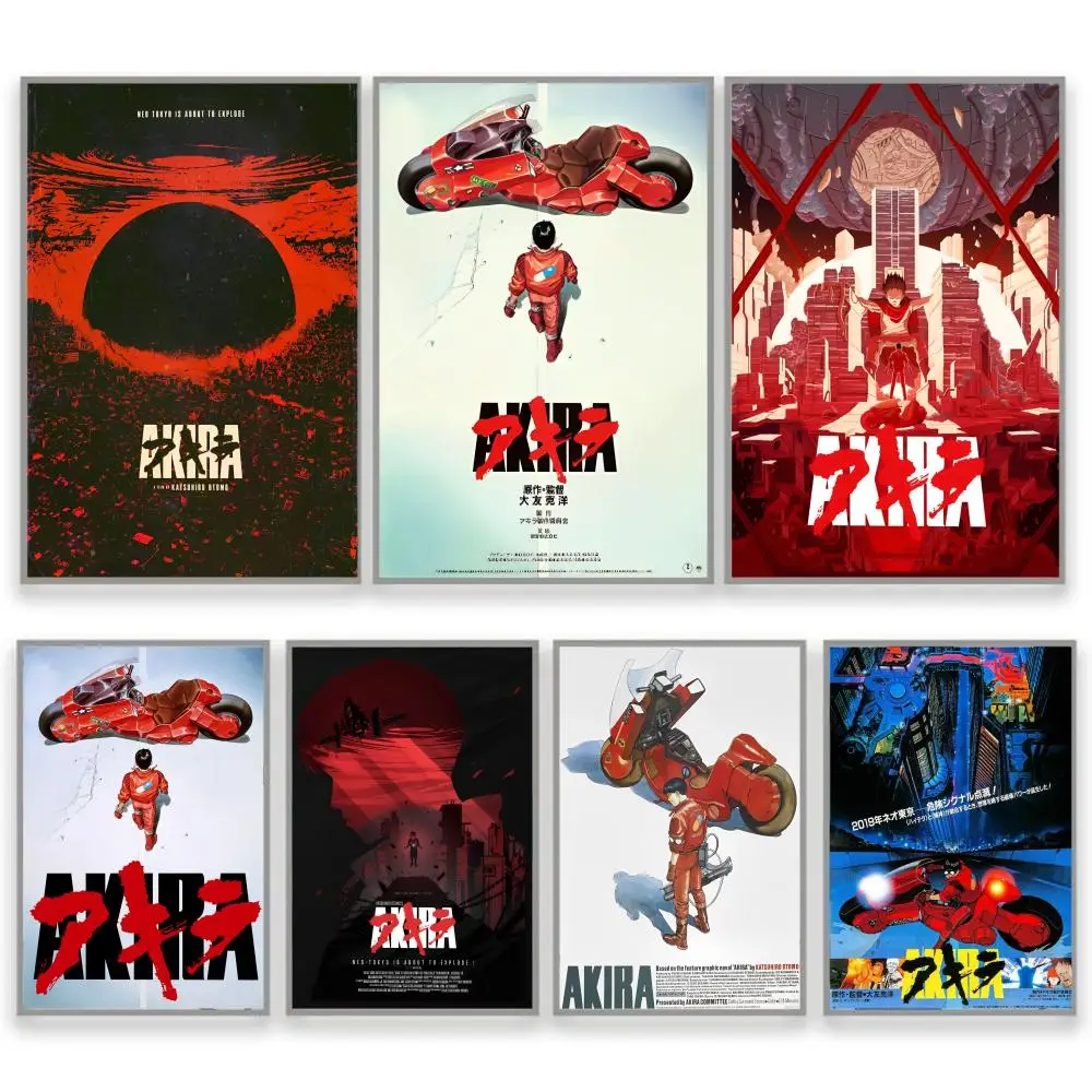 A-Akira Film Poster HD Durable PVC Wall Art - Waterproof Thickened For Home Hotel Bedroom