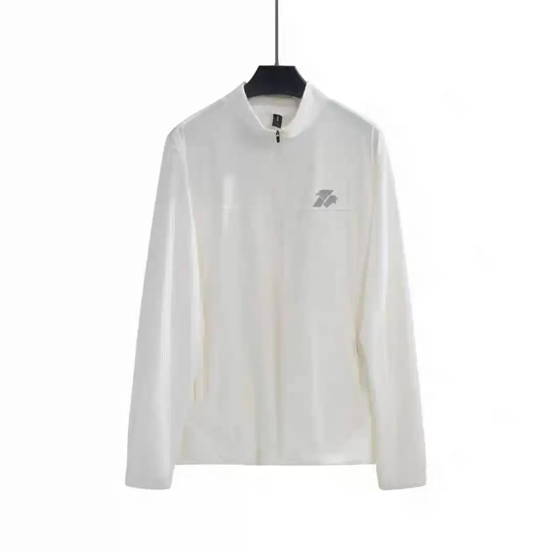 Lightweight stand up collar quick drying sunscreen jacket for summer, lightweight and quick drying UV resistant jacket