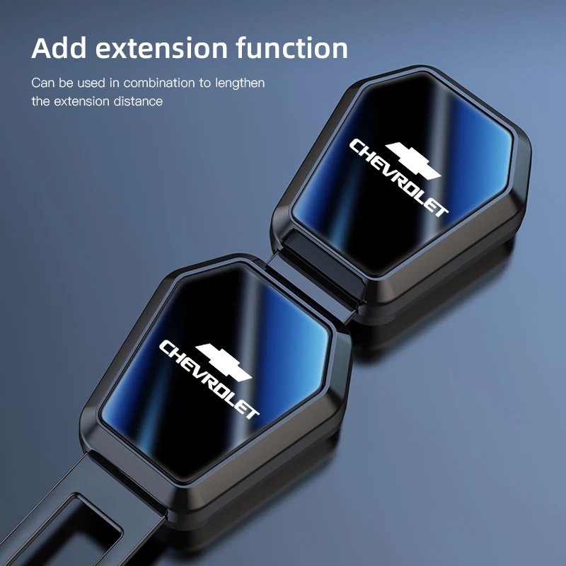 for Chevrolet Spark Captiva Cruze Tracker Orlando Trax Epica Nubira Car Safety Seat Lock Clip Buckle Seat Belt Extension Plug view 2
