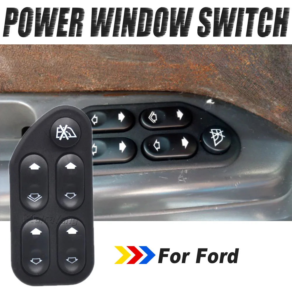 Electric Power Window Switch Master Lifter Control Button For Ford Ranger Fiesta Ecosport MITSUBISHI Space Star 7S6514529AA