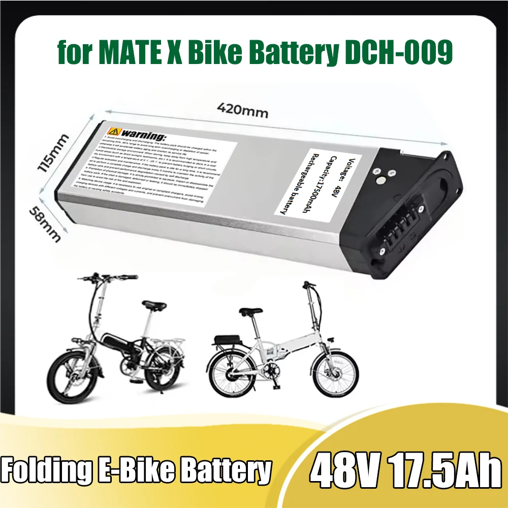 Ersatzakkus 48V 20Ah 17,5Ah für 2022 Neues Engwe EP-2 Pro Engine Pro Verbesserte Version für MATE X Fahrrad-Akku DCH-009