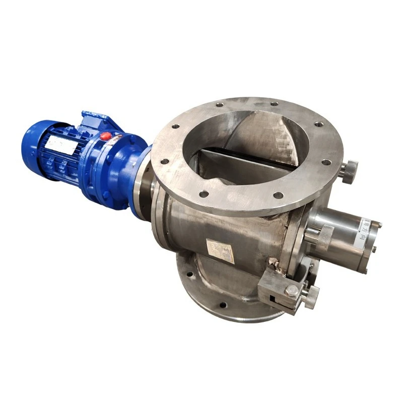 

Quick door cleaning rotary valve