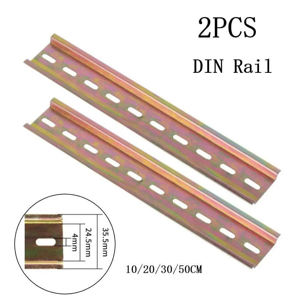 الشريحة السكك الحديدية DIN السكك الحديدية 2pcs34mm عرض الألومنيوم 10 سنتيمتر-50cmDIN تركيب السكك الحديدية ل قطاع دارة تحديد تركيب متعدد المنتجات