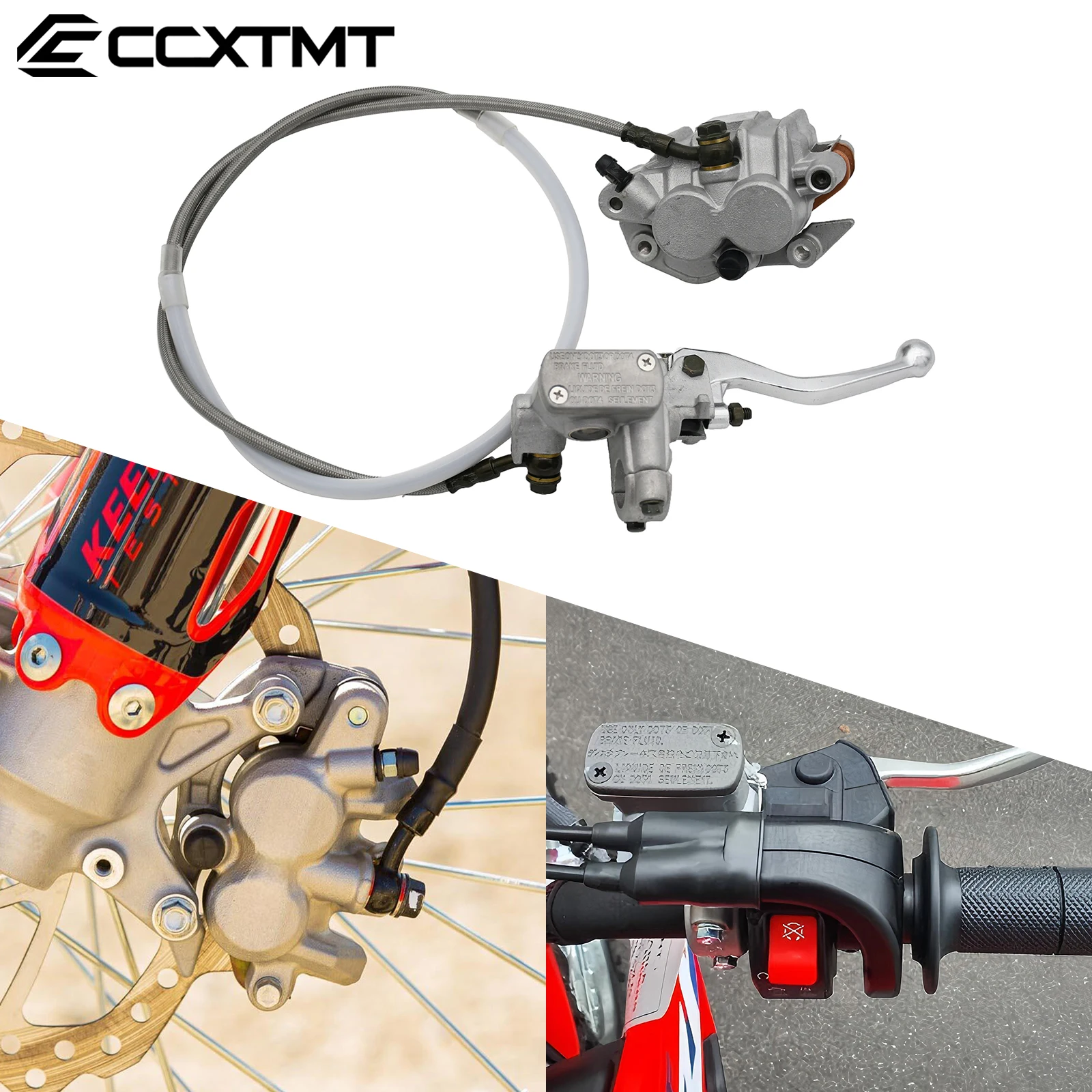 Motorcycle Front Brake Pump Assembly Hydraulic Caliper Oil Tubing For Honda CRF250R CRF450R CRF250X CRF450X For Kayo T4 T6 K6