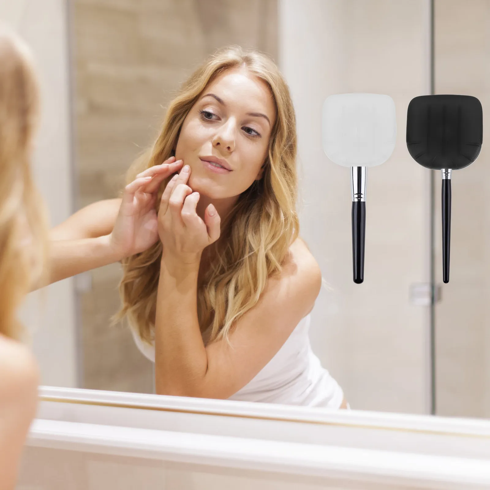 4Pcs Facial Mask Brush Cover Anti-Lost Protector Sleeve Small Compact Easy to Carry for Traveling Mask Brush Cover