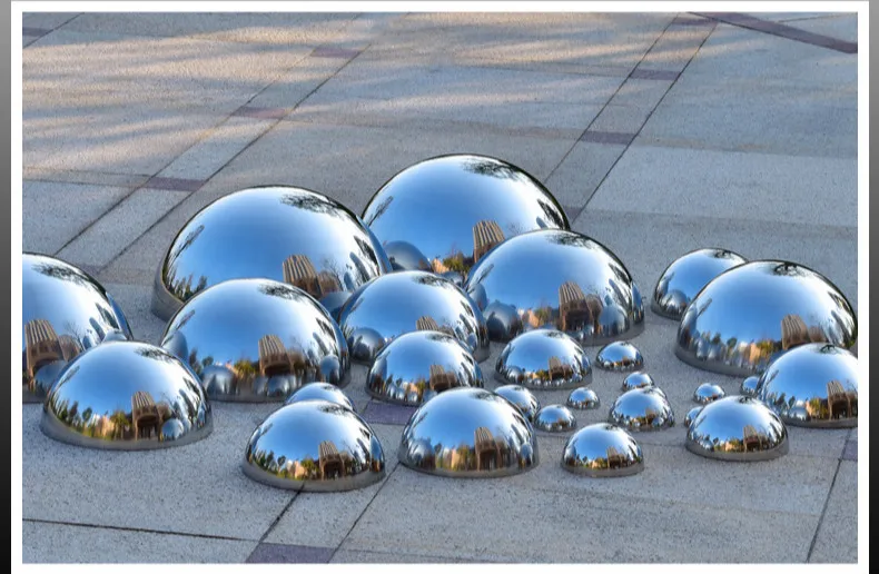 304 Stainless Steel Decorative Mirror Hollow Ball, Thicken Figuras, Iron Ball, Decorative Balls, 1.5mm