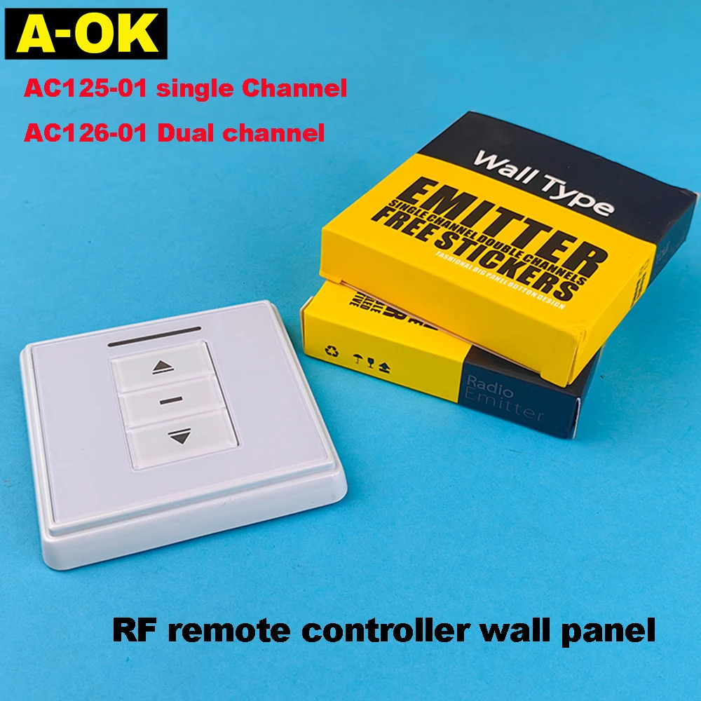 A-OK AC125-01/AC126-01 Single/ - Curtain Motor recension och pris