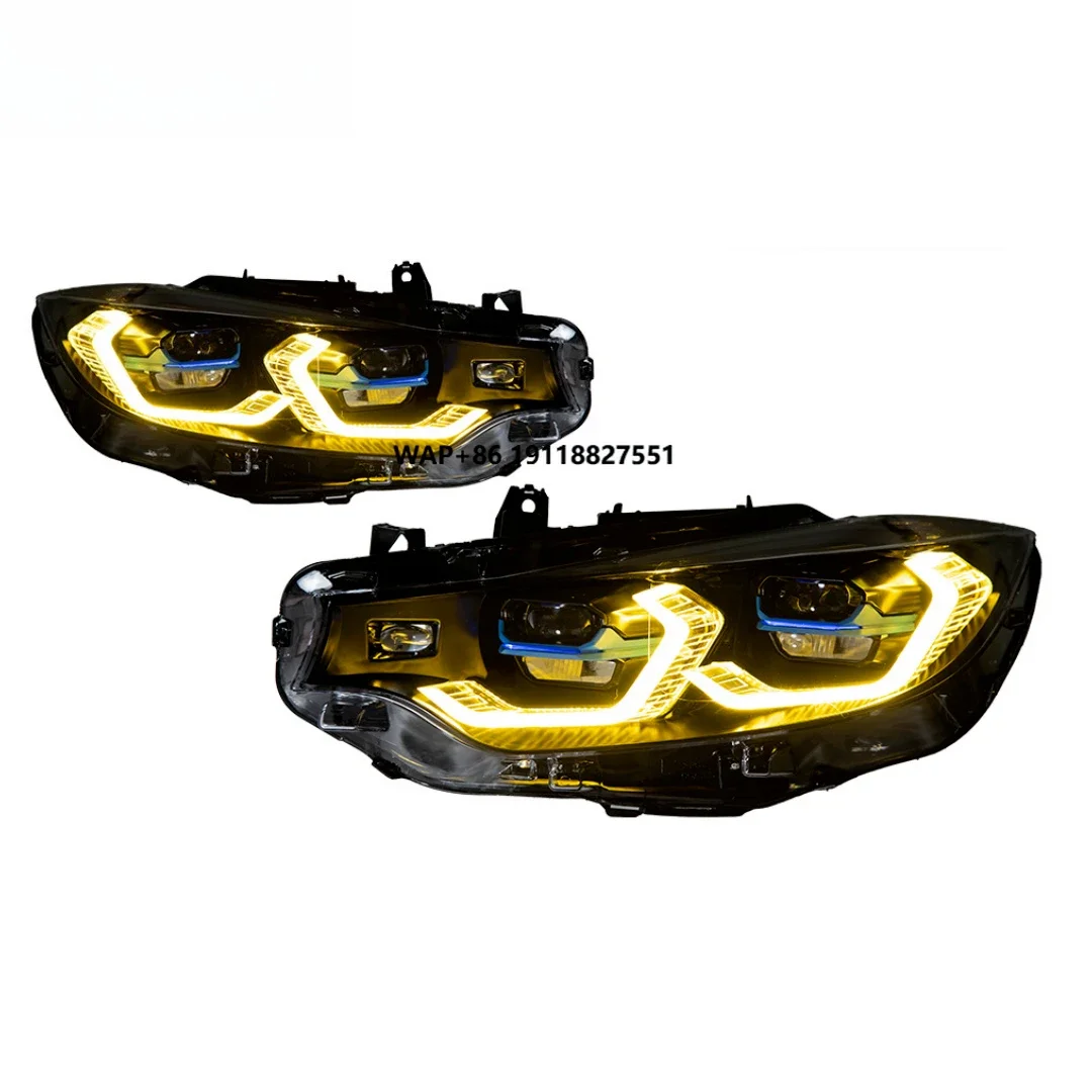 12V New LED Lens Headlights Assembly 6000K for 4 Series F32/G22/G82/G29 M3/M4 425i-435i Spoon Design