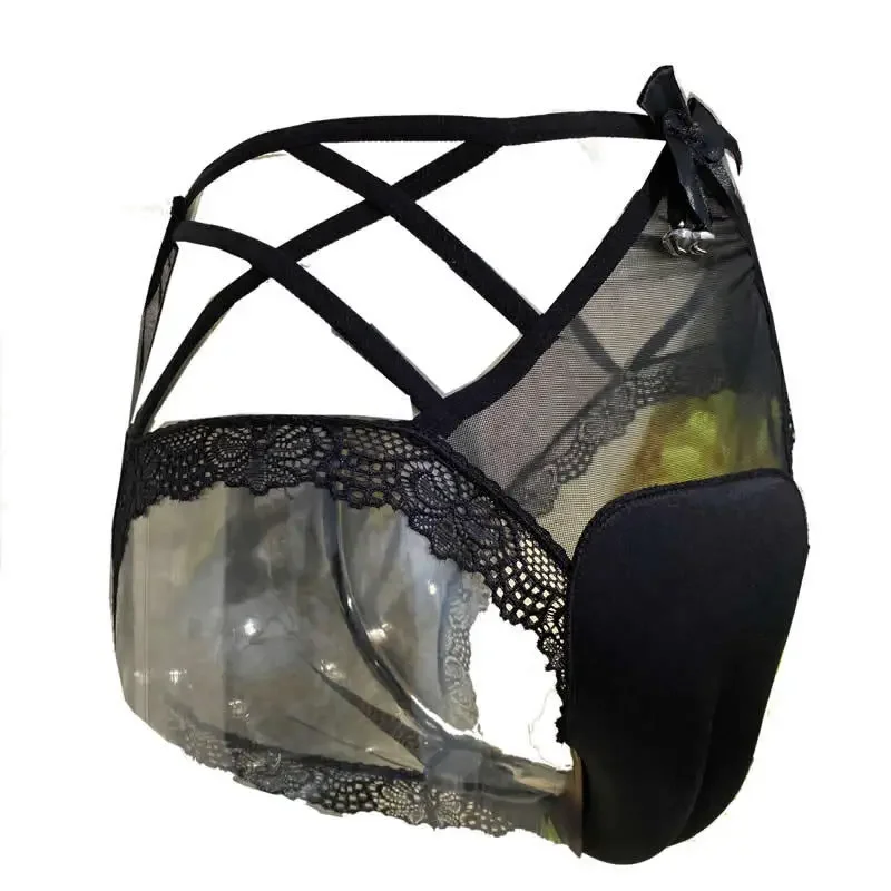 Little Bell Camel Toe Control Panty Gaff Tucking Sheer Panties Sissy Lingerie Crossdresser Transgender Shemale Drag Queen Briefs