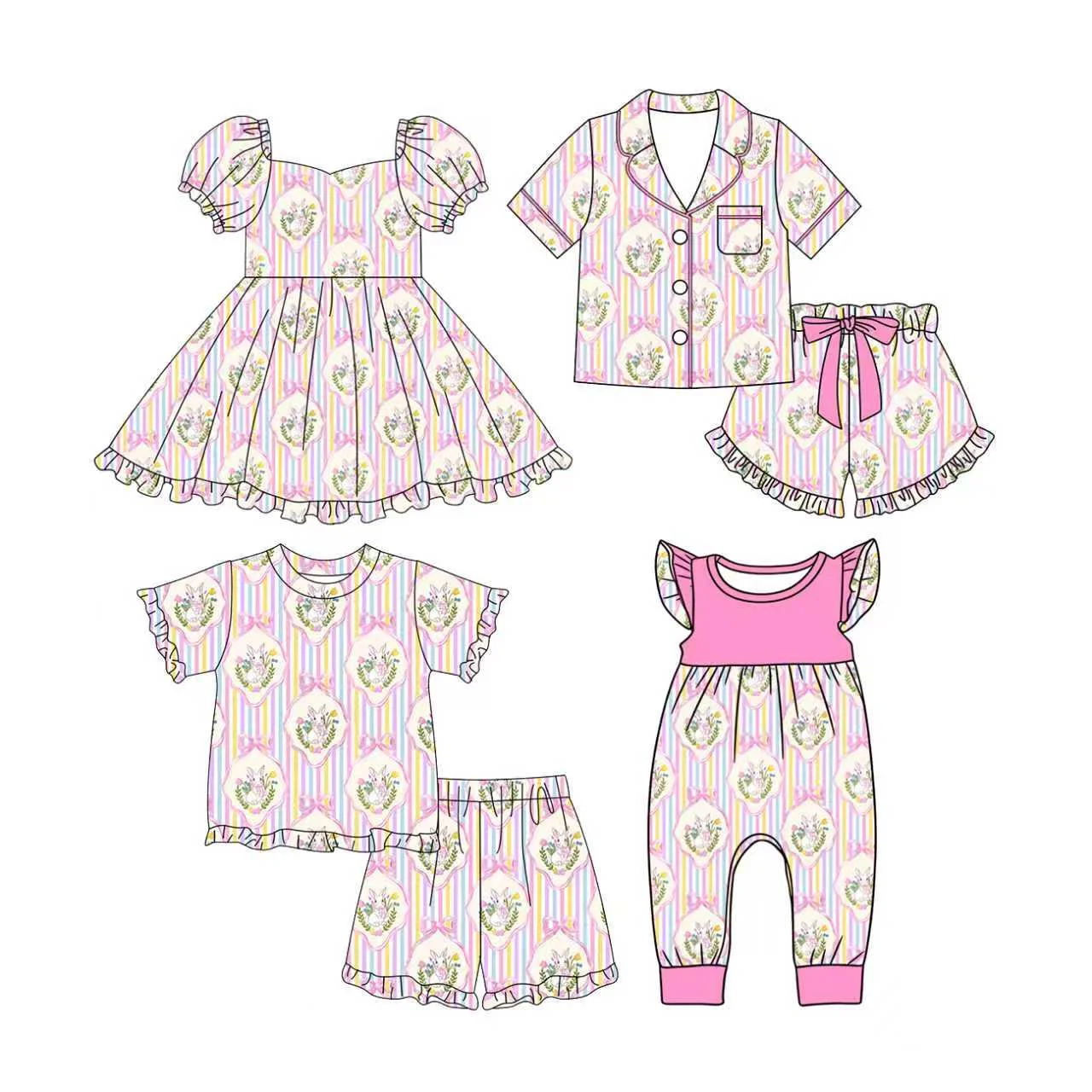 Boutique Kids Christmas Night Sleeping Bathrobe Dressing Gown Dead Leaves Children Robe Pajamas Toddler Boy Clothing Set view 5