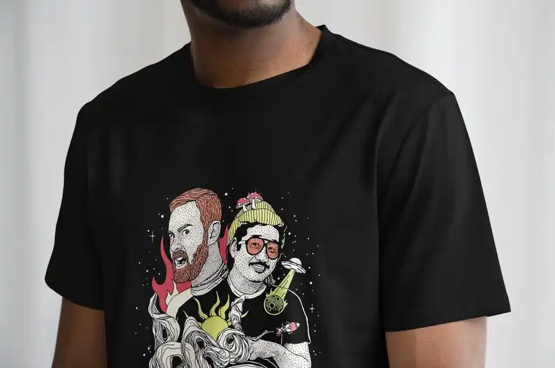 تي شيرت Bad Friends، Bad Friends Podcast، Andrew Santino & Bobby Lee، Podcast T Shirt، I'm Bobby Mom