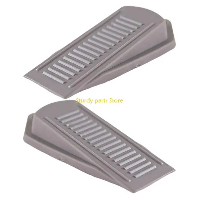 97QC 2 pcs nonslip PVC pintu baji pintu stoppers blokir pintu abadi