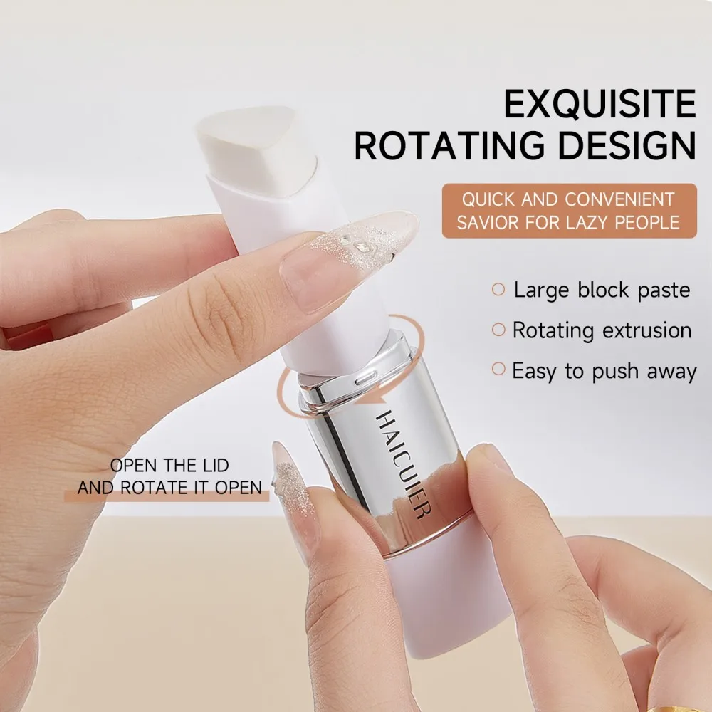 マットな高カバー力、温度変化によるダブルヘッドコンシーラー、ブラシ付き、防水、オイルコントロール、長期的なフェイシャルメイクアップ