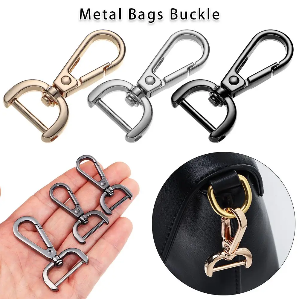 

Craft Collar Carabiner Snap Bag Part Accessories Split Ring Bags Strap Buckles Screw Buckle Detachable Snap Hook Lobster Clasp