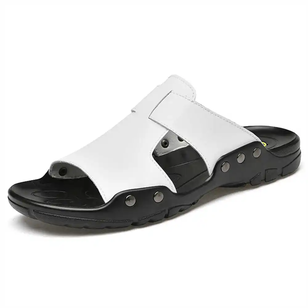 38-51 Two Strips Comfortable Men's Slipper Beach Sandals For Men Classic Shoes Men Sneakers Sport Lofers New Collection