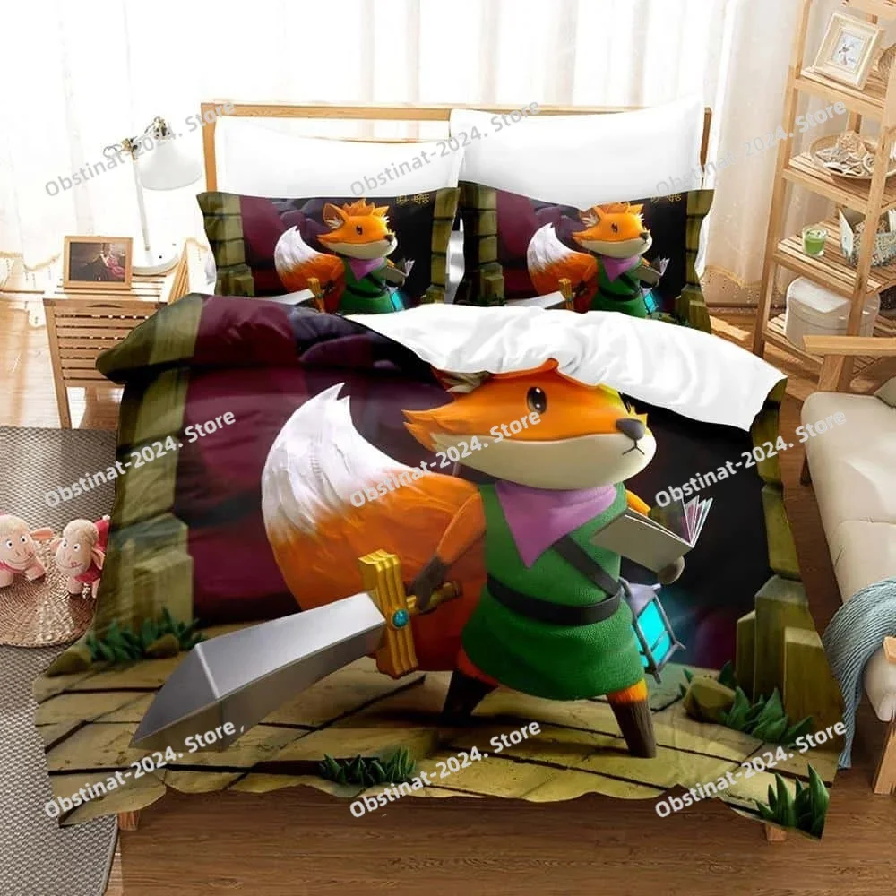 

New 3D Printed Tunic Game Bedding Set Single Twin Full Queen King Size Bed Set Adult Kid Bedroom Duvet Cover Sets Home Textiles