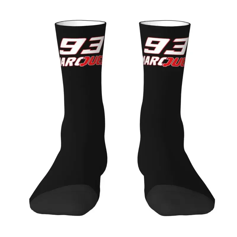 

Racer 93 Marquez Dress Socks Men Women Warm Funny Novelty Motorcycle Racing Crew Socks