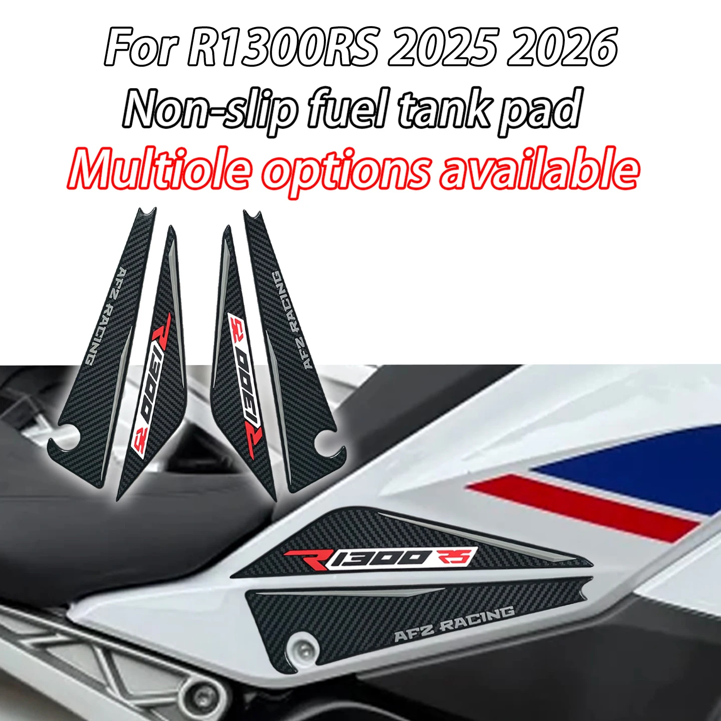 For BMW R1300RS R 1300RS R 1300 RS RS 2025 2026 Fuel Tank Decal Fuel Tank Grips Side Pads Knee Pads Tank Pad Fuel Tank Protector