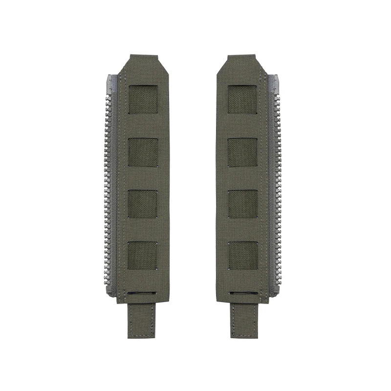 1 Paar FCSK Outdoor-Weste MOLLE Rückseite Reißverschluss-Adapter-Anschluss Reißverschluss-Zubehör-Set