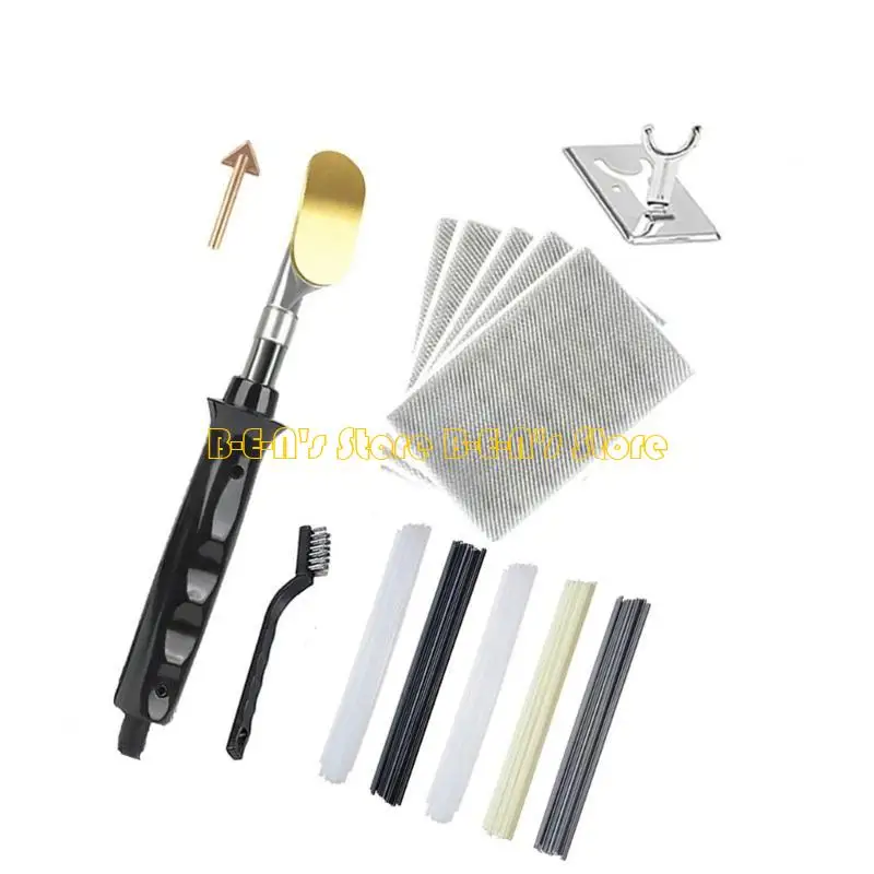 Y1AD Soldering Iron Leather Ironing Tool for DIY Projects and Professional Repairs Offering Fast Heats Up and Stability