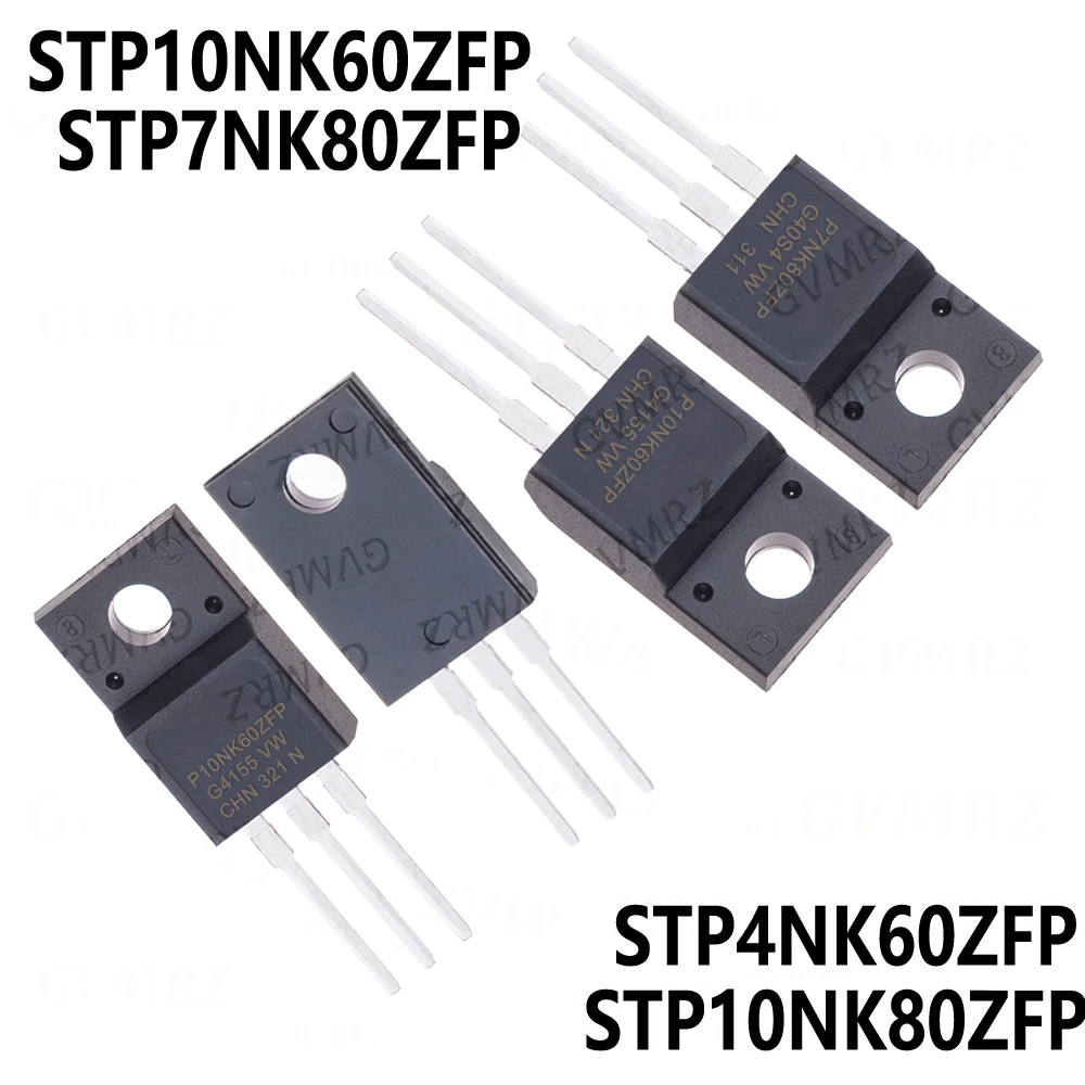 10pcs/lot  TO-220F STP10NK60ZFP STP10NK80ZFP STP14NK60ZFP STP4NK60ZFP STP7NK80ZFP TO-220F