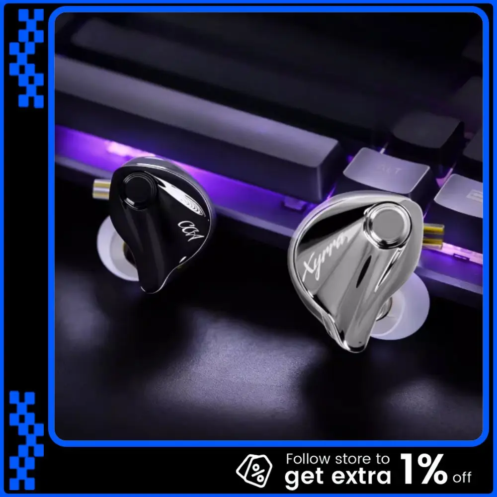 

Проводные наушники CCA Xyrra с качеством звука Hi-Fi, кольцо-вкладыш, железный комбинированный цинковый сплав, 3,5 м, музыкальные наушники, подарок