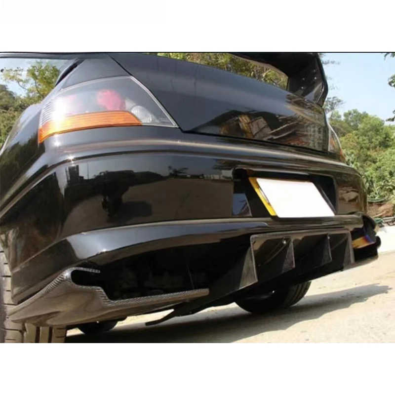 1998-2007 for Mitsubishi Lancer EVO V VI VII VIII Ix 5 6 7 8 9 Body Parts Carbon Fiber Lower Lip for Spoiler Rear Bumper view 5