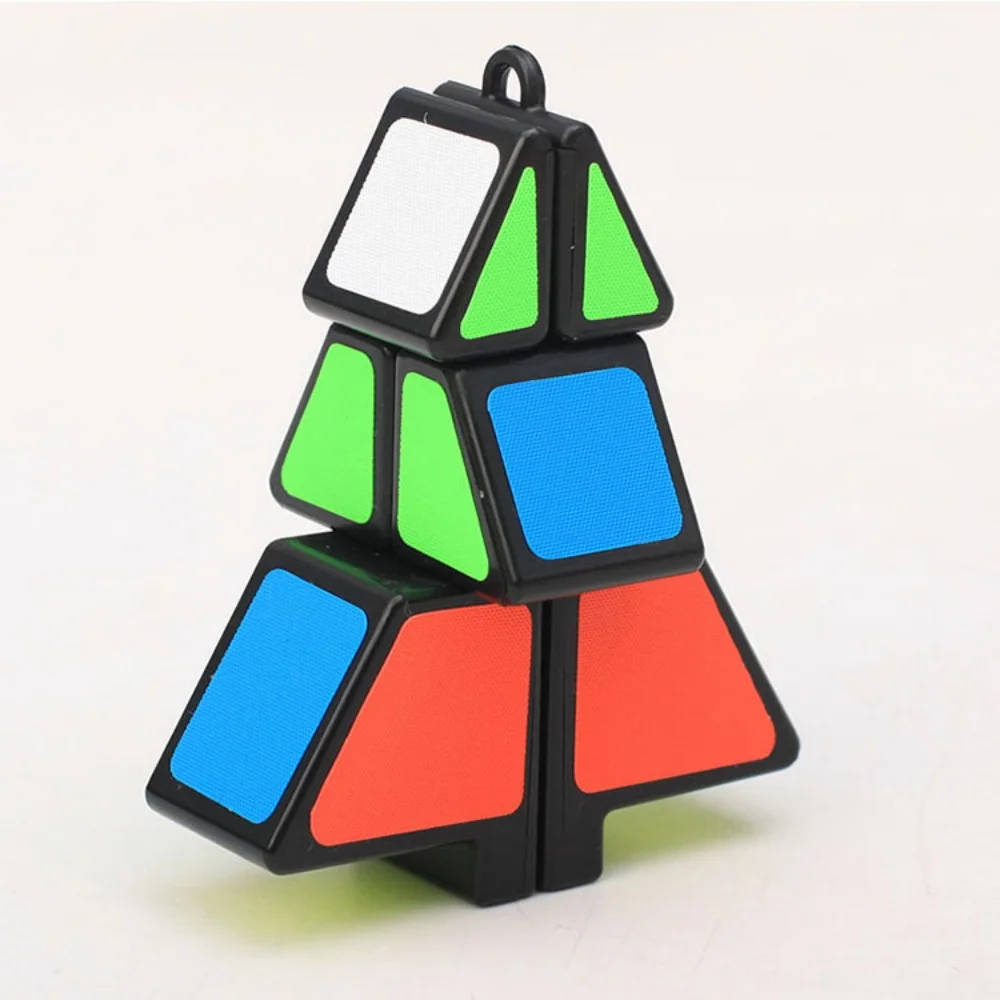 Cubo de árbol de Navidad con personalidad, 1x2x3, Cubo mágico de velocidad profesional, rompecabezas de juguete para niños, juguete de regalo