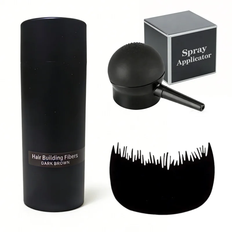 Hair Fibers Keratin Hair Building Fiber Powder Instant Hair Growth Thickening Hairline Gaps  Fiber Bald Extension Care Product
