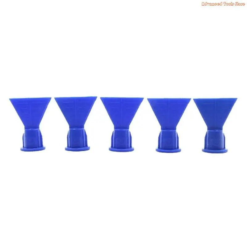 10 Pieces/Set Silicone Nozzles Cone Nozzles External Teeth 14.5mm W91B