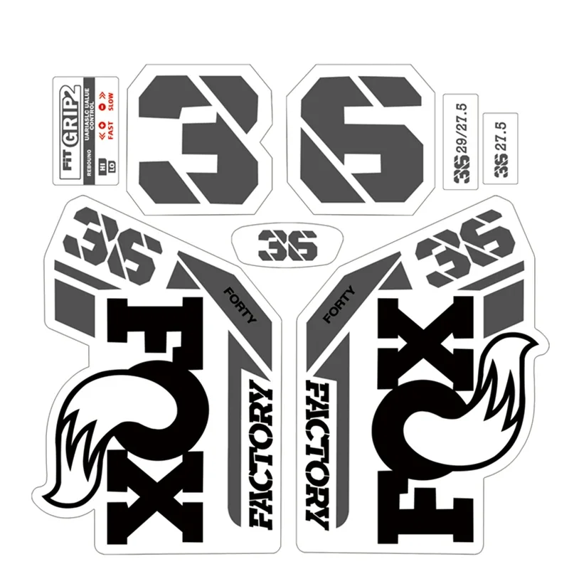 36 MTB Gabel-Rahmen Schutzaufkleber Vinyl-Sticker Wasserdichte Fahrrad-Vorderradgabel-Abdeckfolie Dekoration – Detail 4