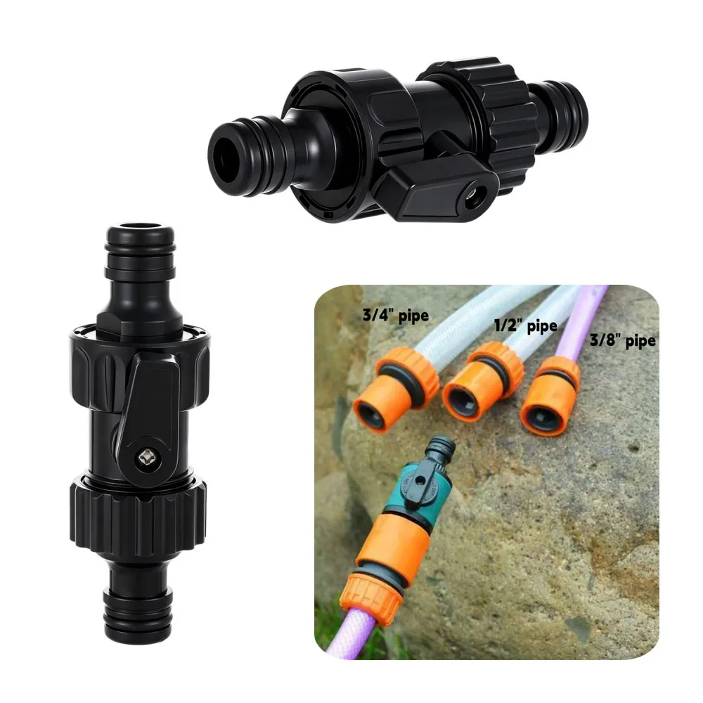 Water Tap Double Nipple Valve 3/4